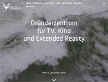 Tablet Screenshot of filmzentrum-bayern.de